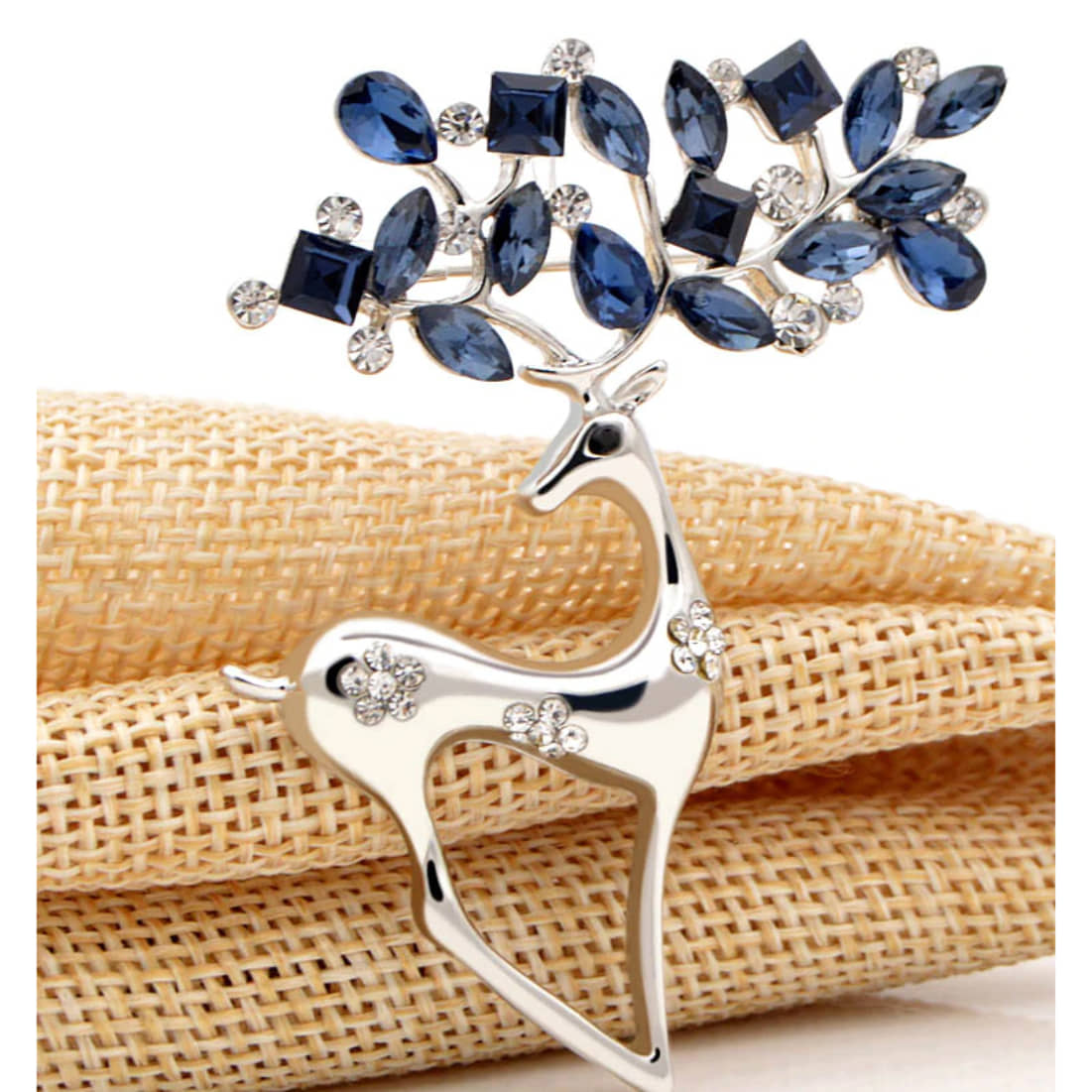 YOUBELLA Blue Brooches & Saree Pins ( Pack of 1 ) - Jewellery Sets | Buy online on ZillyBuy