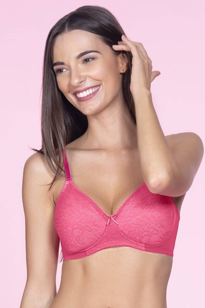 Amante Polyamide Everyday Bra - Pink Single     			Amante Polyamide Everyday Bra - Pink Single
