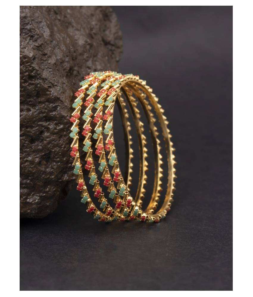     			Sukkhi - Gold Bangle Set (Pack of 1)