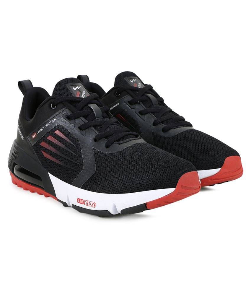 Campus TORMENTOR Black Men's Sports Running Shoes Campus TORMENTOR Black Men's Sports Running Shoes