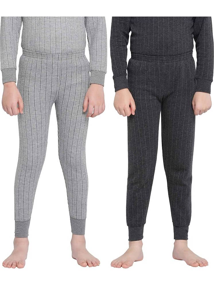 Dixcy Scott Full Length Plain/Solid Charcoal Melange Thermal Lower