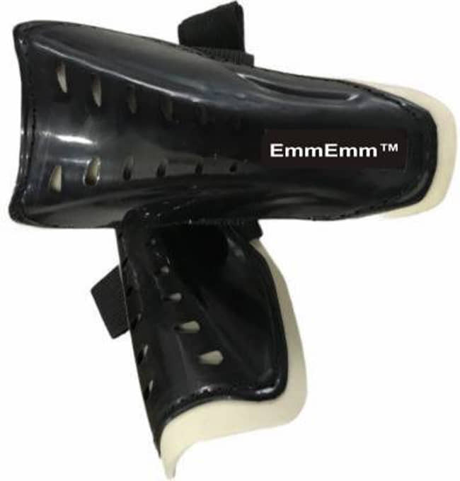 EmmEmm 5.5 Inch Mini Black Football Shin Guard for Juniors - Sports and Fitness Equipment | Buy online on ZillyBuy