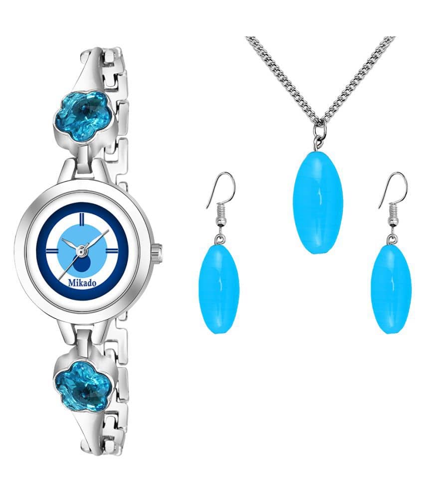 Mikado Stainless Steel Round Womens Watch