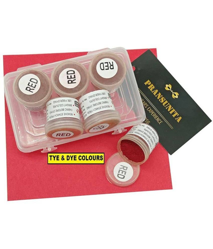 PRANSUNITA Other Tie & Dye Textile Pigment Powder Colors ( Pack of 6 ) - Stationery | Buy online on ZillyBuy