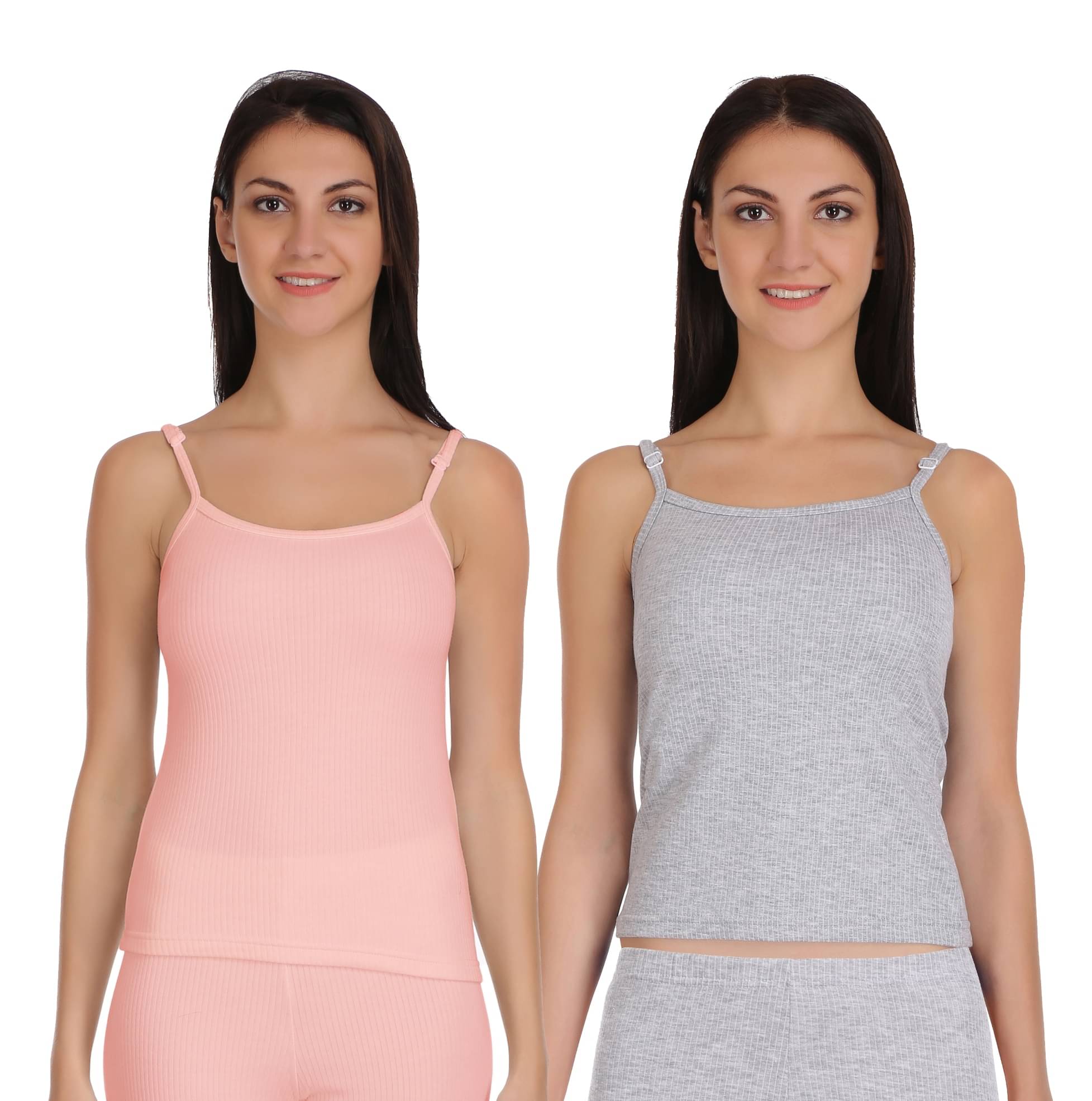 Selfcare Cotton Blend Topwear - Pink Pack of 2 Selfcare Cotton Blend Topwear - Pink Pack of 2