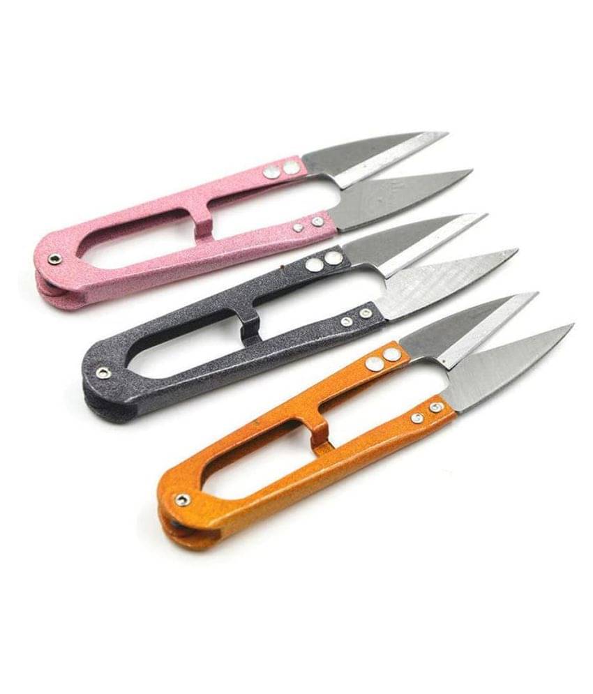     			Sewing Scissors Yarn Thread Cutter Small Snips Trimming Nipper - Great for Stitch, Mini DIY Supplies (Multicolored-3)