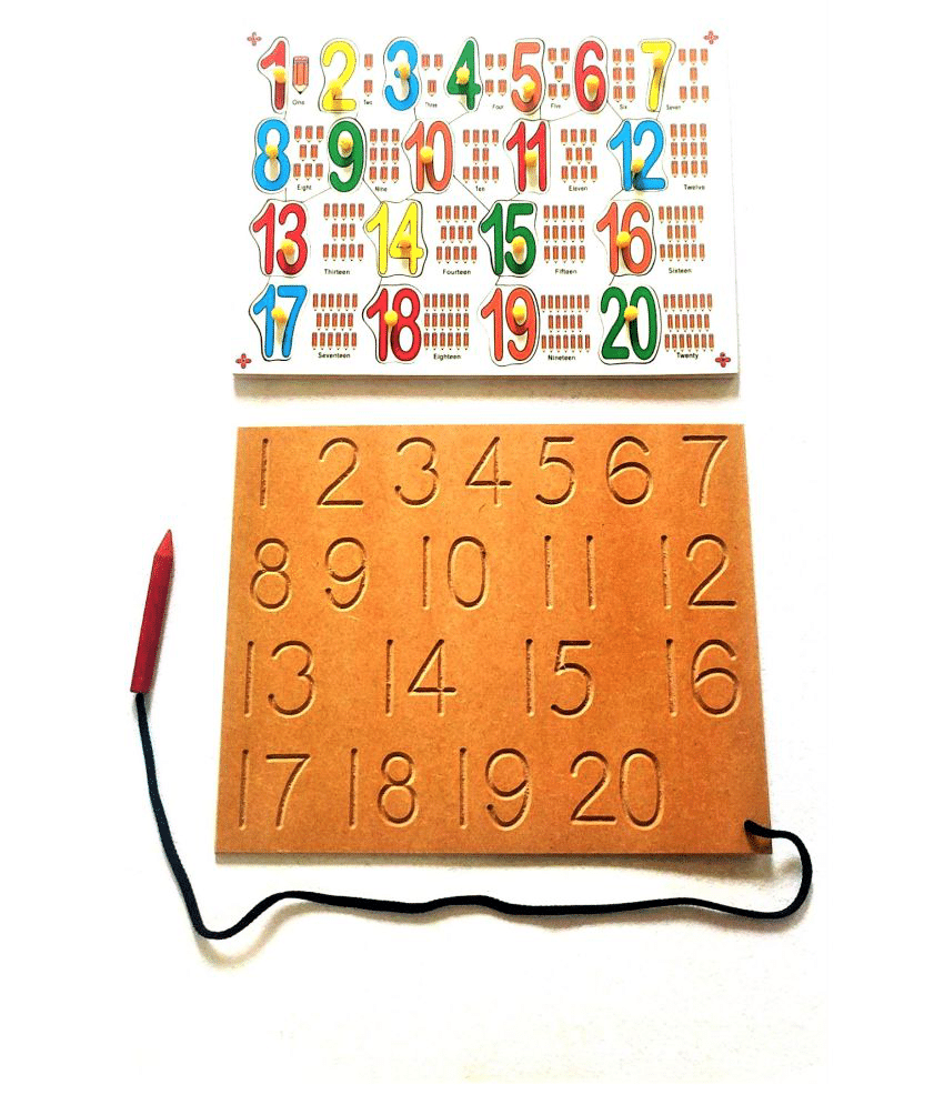 NUMBER COUNT 1-20 WRITING PRACTICE TRACING BOARD WITH DUMMY PENCIL & NUMBER PUZZLE LEARNING BOARD FOR KIDS PRE PRIMARY EDUCATION NUMBER COUNT 1-20 WRITING PRACTICE TRACING BOARD WITH DUMMY PENCIL & NUMBER PUZZLE LEARNING BOARD FOR KIDS PRE PRIMARY EDUCATION