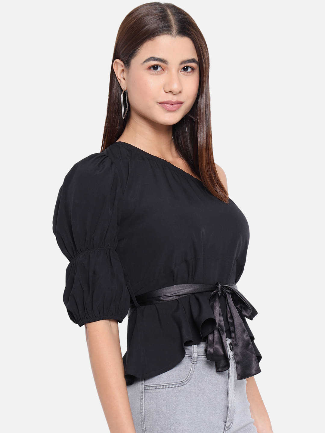 ALL WAYS YOU Women's Polyester Regular Top ( Black ) ALL WAYS YOU Women's Polyester Regular Top ( Black )