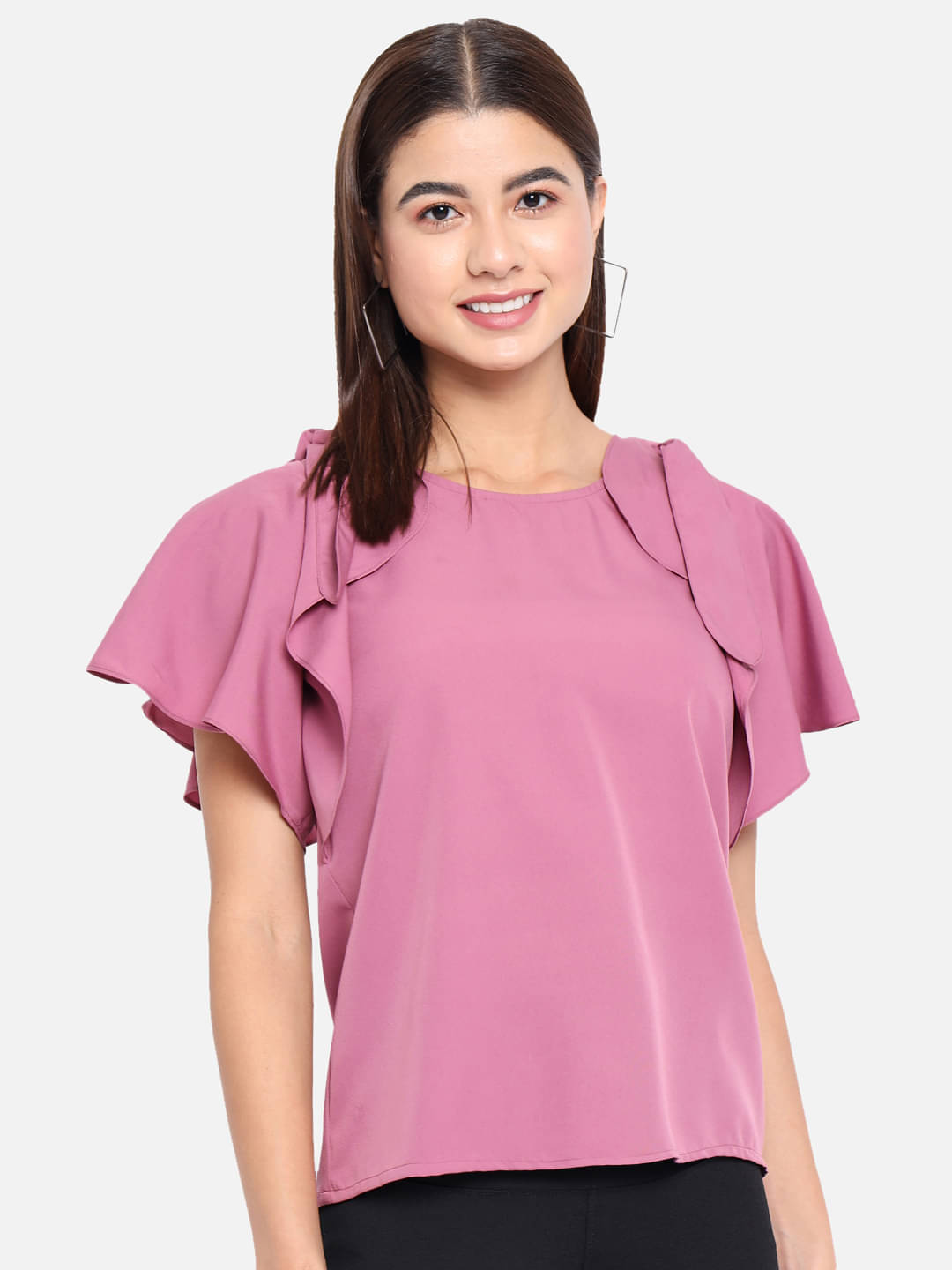 ALL WAYS YOU Women's Polyester Regular Top ( Pink ) ALL WAYS YOU Women's Polyester Regular Top ( Pink )