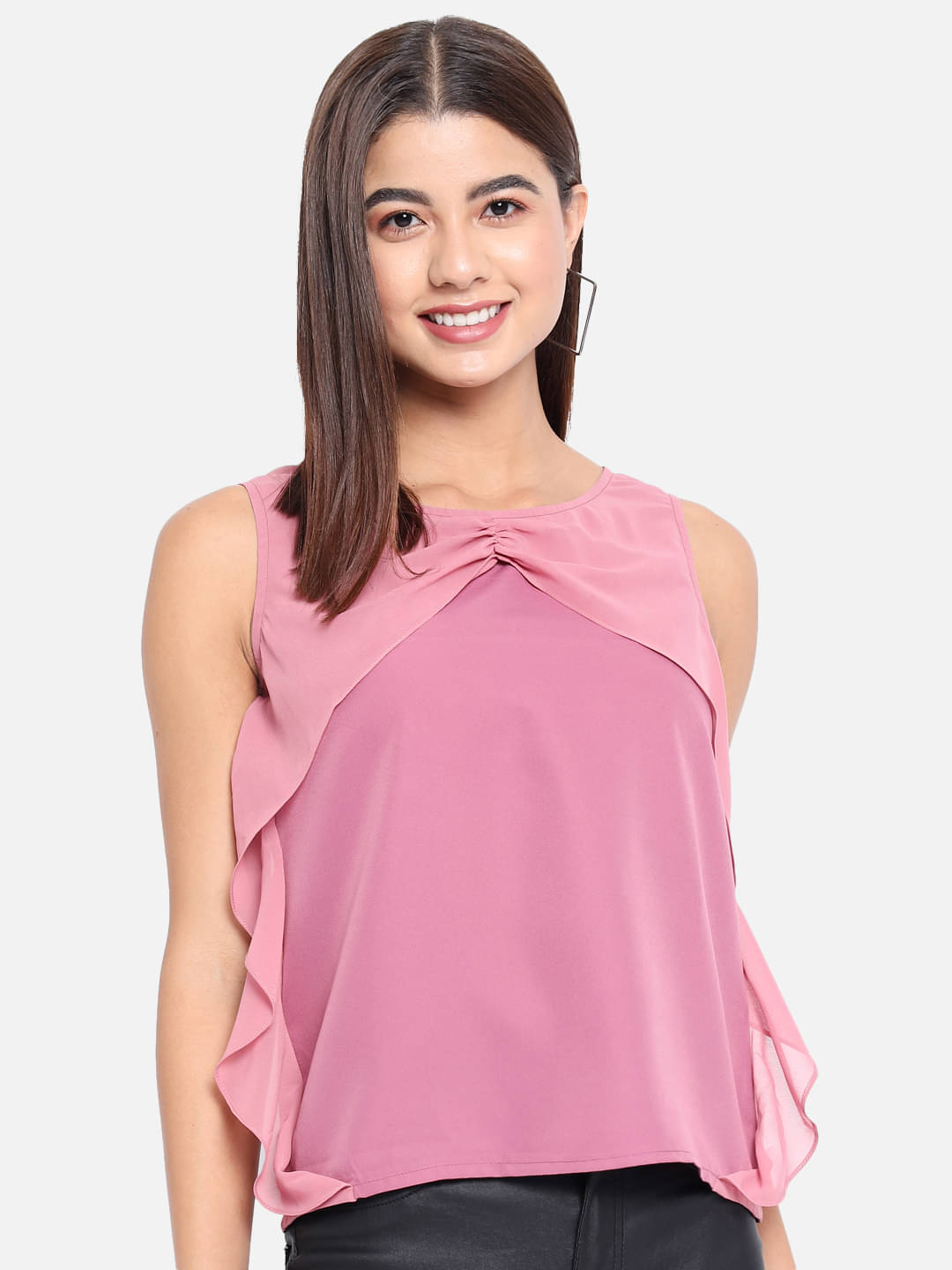 ALL WAYS YOU Women's Polyester Regular Top ( Pink ) ALL WAYS YOU Women's Polyester Regular Top ( Pink )
