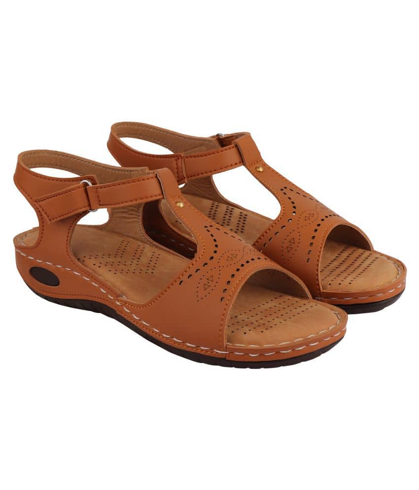Do Bhai - Tan Women's Flats