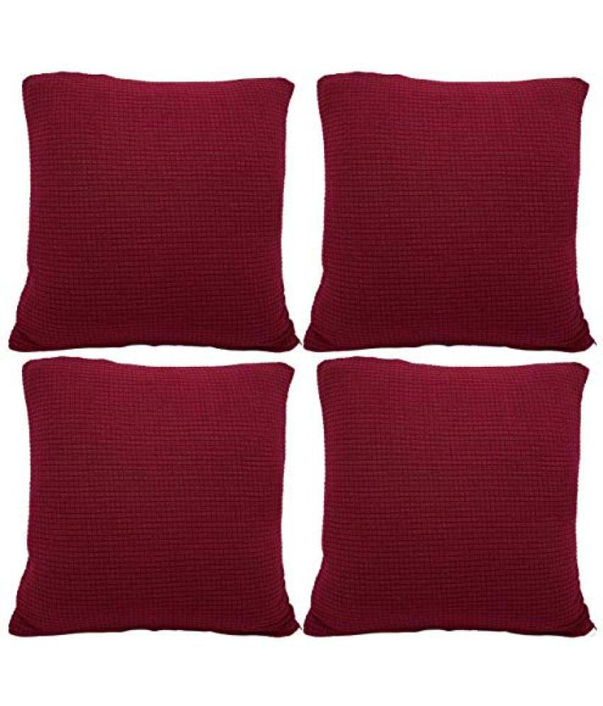 House Of Quirk Set of 4 Polyester Cushion Covers 40X40 cm (16X16) House Of Quirk Set of 4 Polyester Cushion Covers 40X40 cm (16X16)