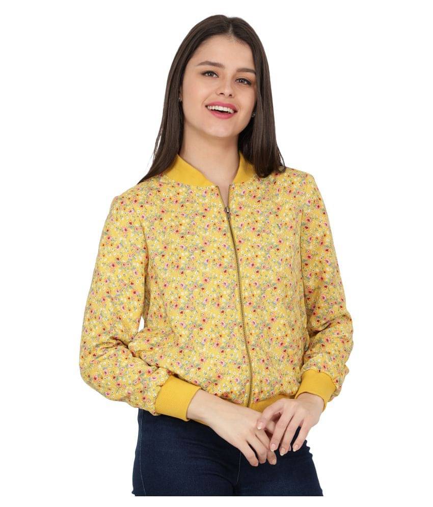 NUEVOSDAMAS Polyester Multi Color Bomber Jackets Single NUEVOSDAMAS Polyester Multi Color Bomber Jackets Single