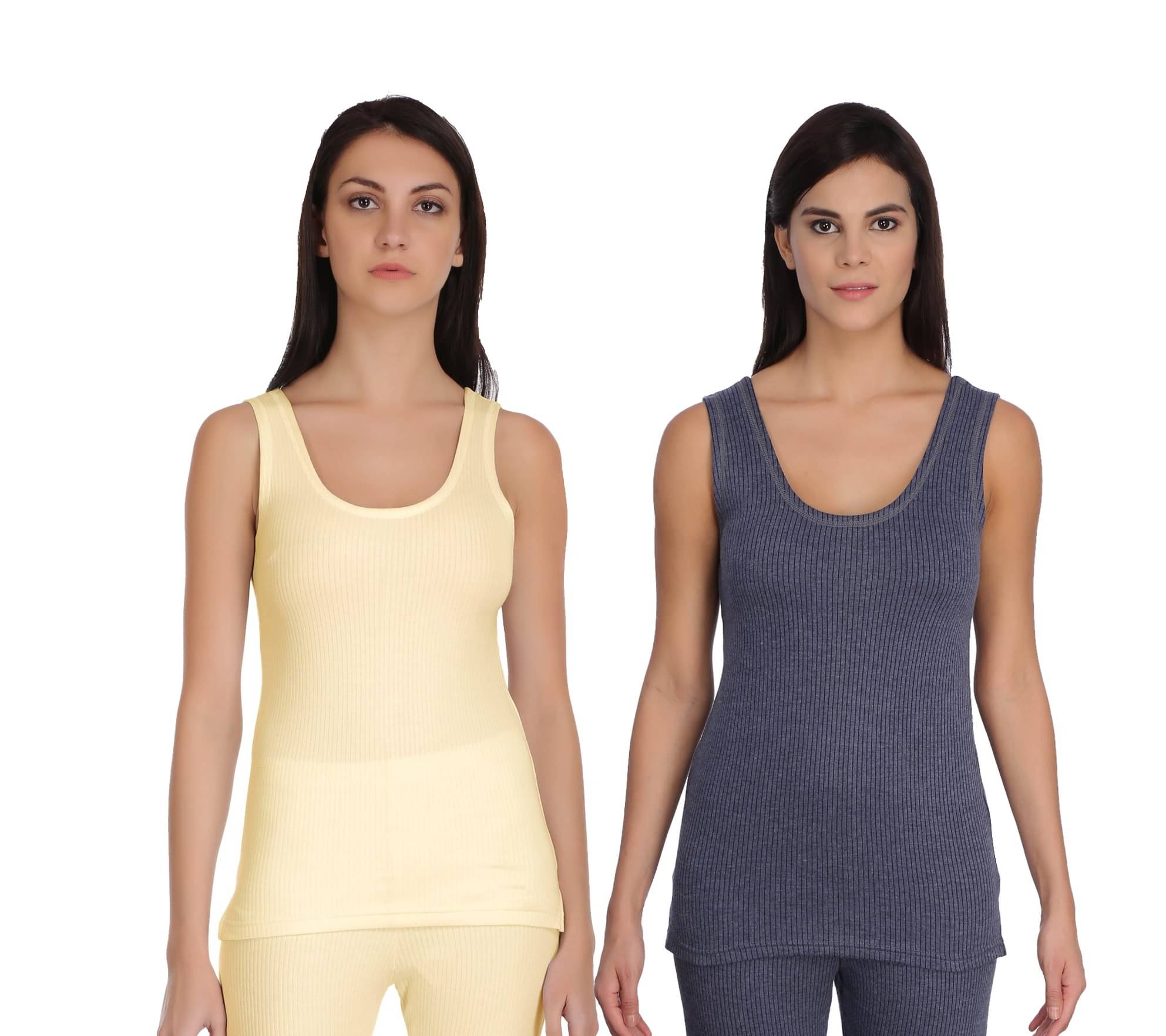     			Selfcare Cotton Blend Topwear - Beige Pack of 2