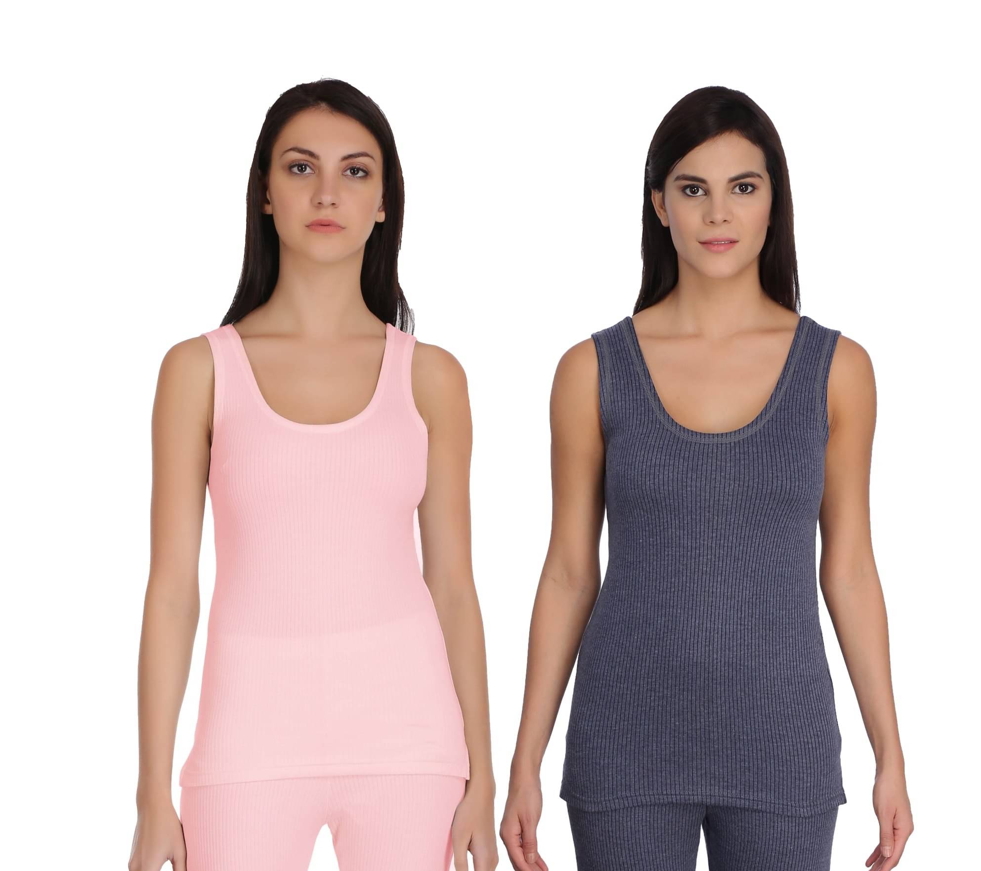Selfcare Cotton Blend Topwear - Pink Pack of 2 Selfcare Cotton Blend Topwear - Pink Pack of 2