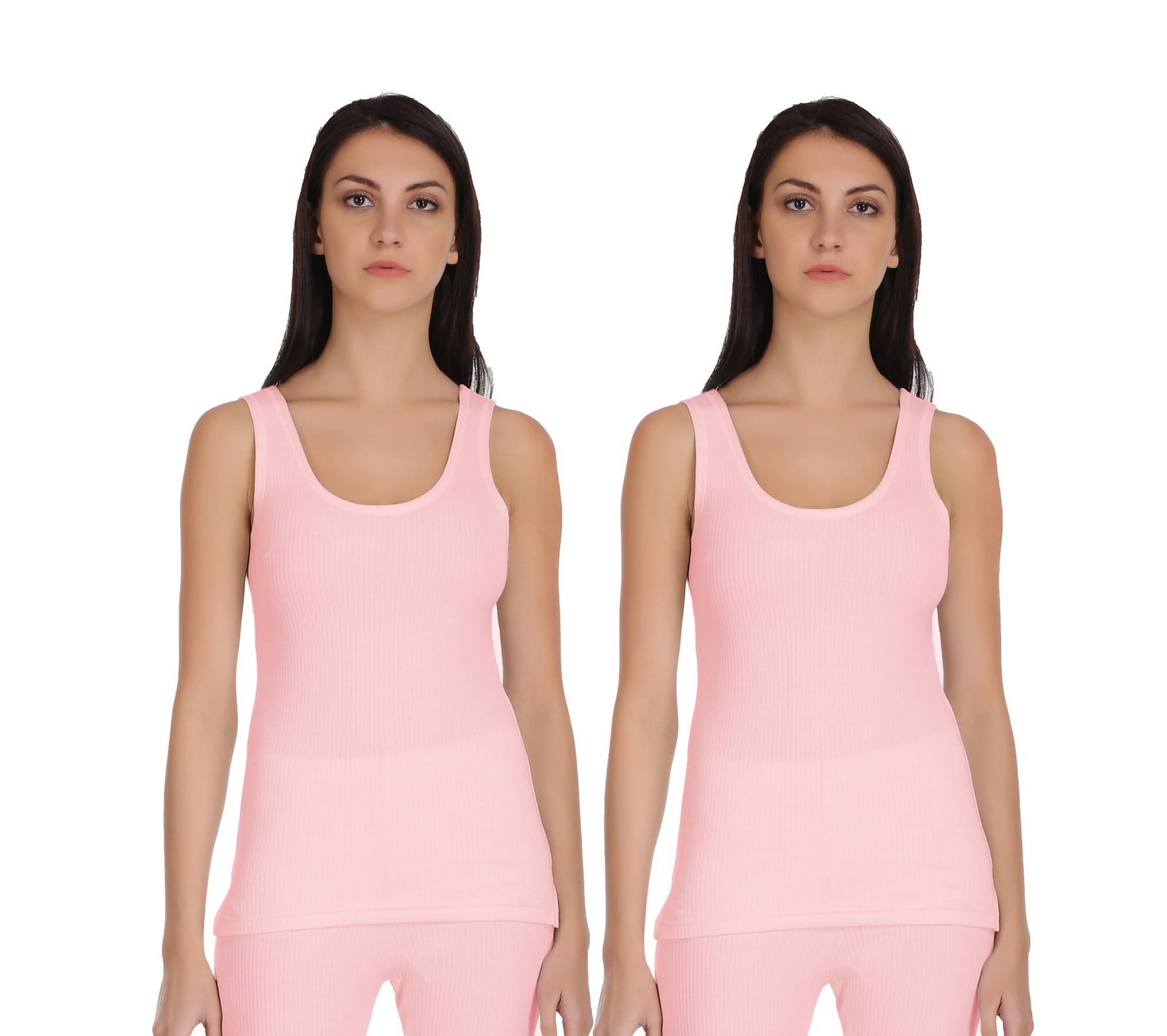     			Selfcare Cotton Blend Topwear - Pink Pack of 2
