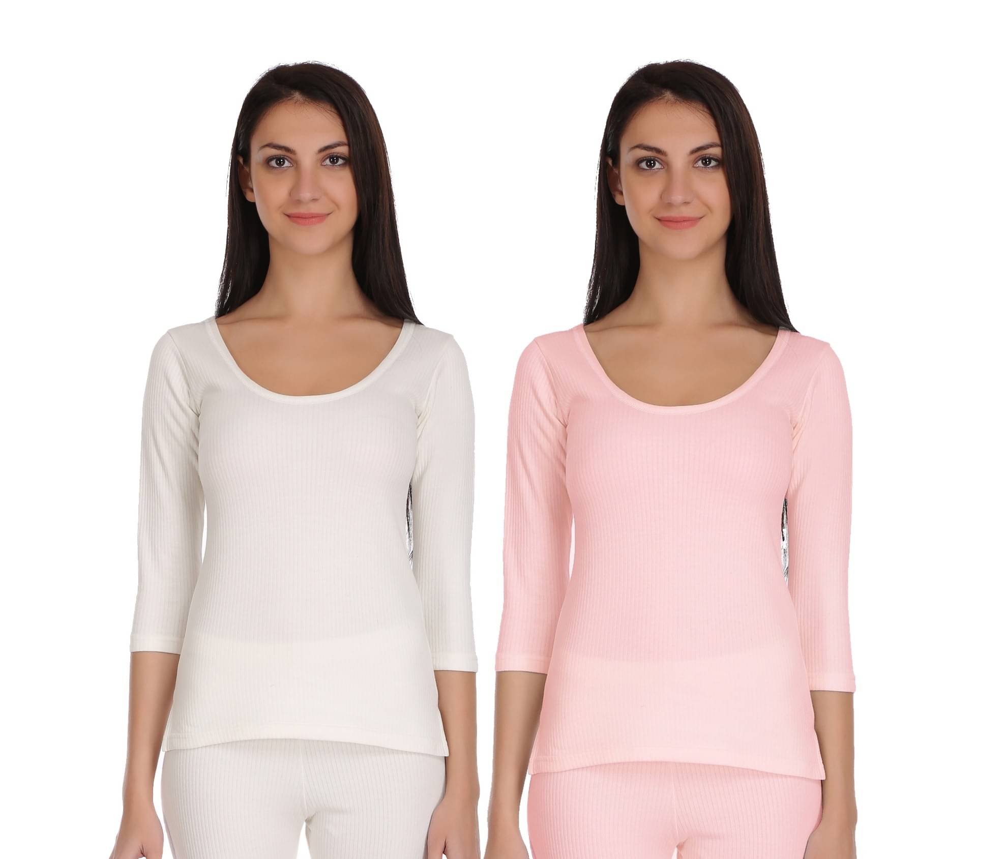 Selfcare Cotton Blend Topwear - White Pack of 2 Selfcare Cotton Blend Topwear - White Pack of 2