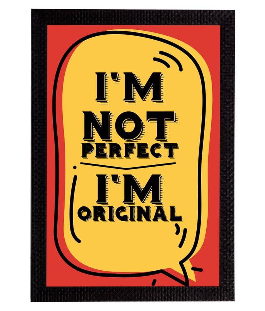 eCraftIndia Yellow & Orange Quote Satin Matt Textured UV Art Painting eCraftIndia Yellow & Orange Quote Satin Matt Textured UV Art Painting