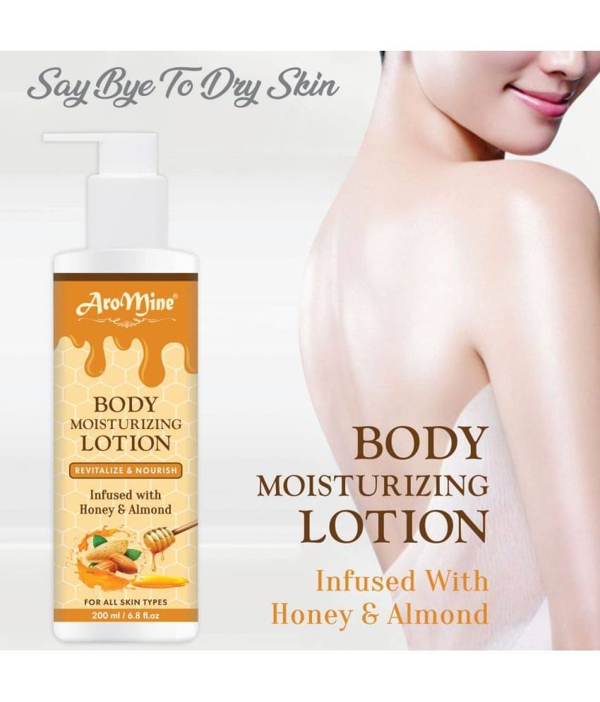     			Aromine Honey and Almonds Advanced Nourishing Body Lotion Moisturizer 200 ml