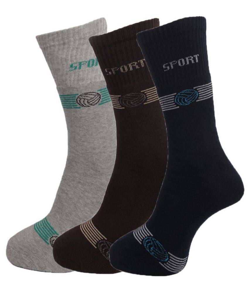 Dollar Socks - Cotton Men's Printed Multicolor Full Length Socks ( Pack of 3 ) Dollar Socks - Cotton Men's Printed Multicolor Full Length Socks ( Pack of 3 )