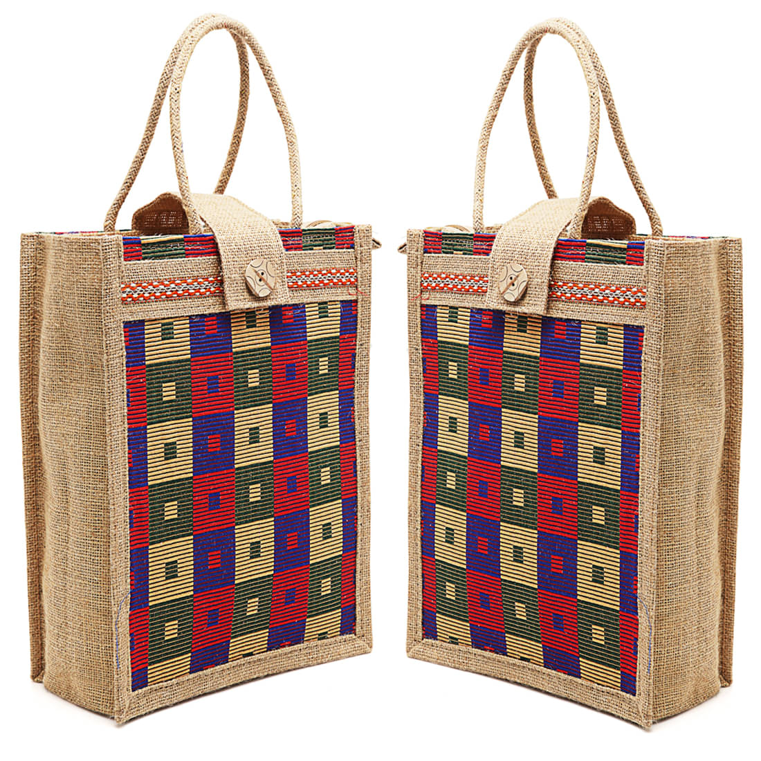     			ENSAC Blue Lunch Bags - 2 Pcs