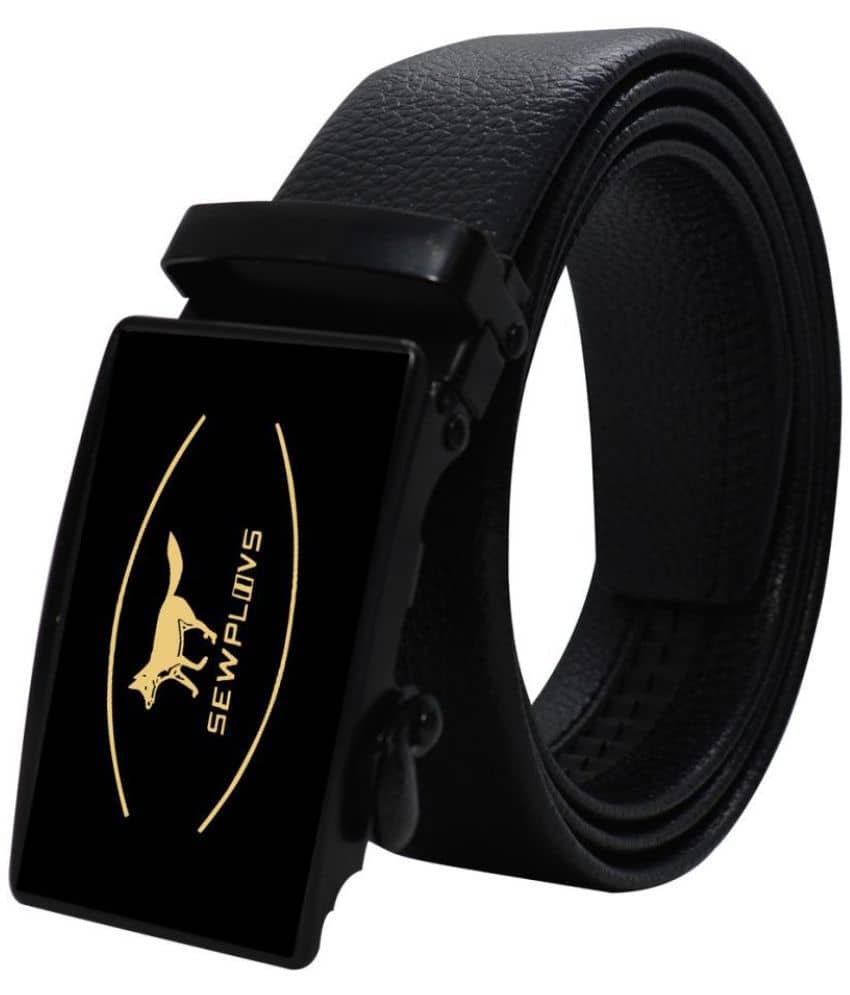 Loopa - Black PU Men's Formal Belt ( Pack of 1 )