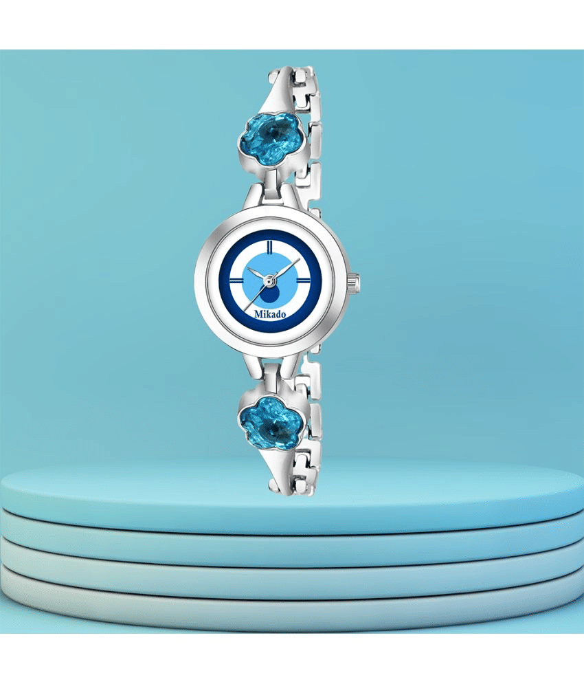 Mikado Stainless Steel Round Womens Watch