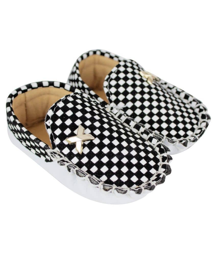 Neska Moda Baby Boys Rexine Loafer Booties For 9 To 12 Months (Black) - Casual Shoes | Buy online on ZillyBuy
