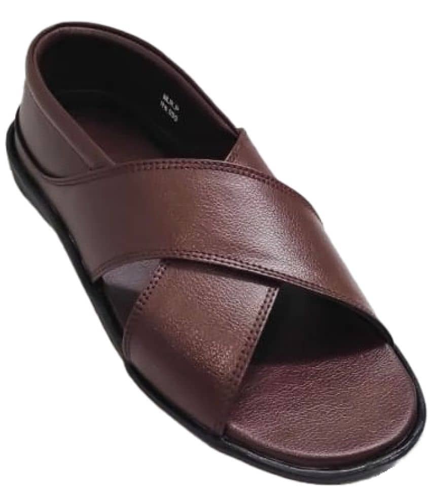 RAGE GAZE - Brown Men's Sandals