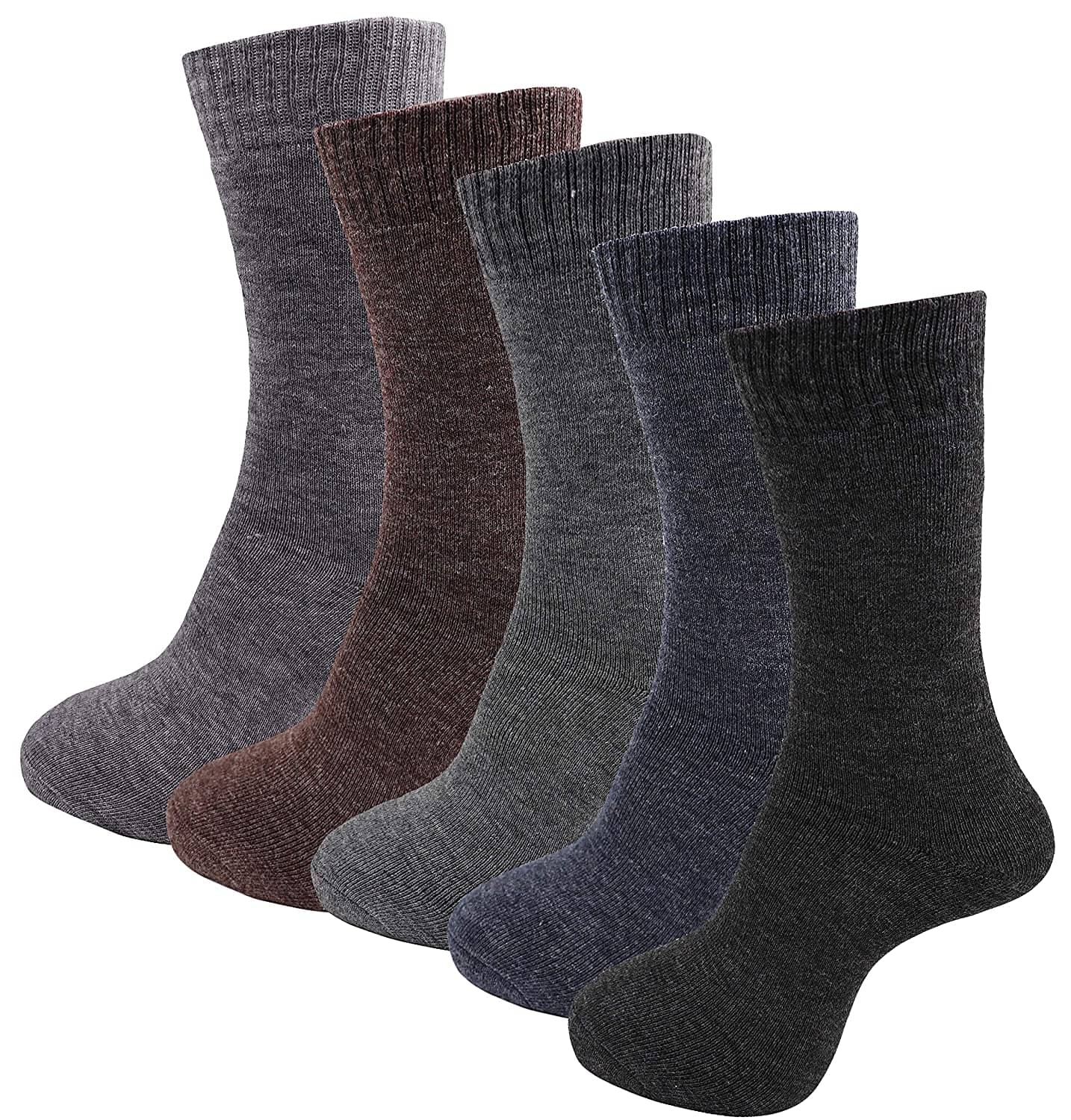 RC. ROYAL CLASS - Woollen Men's Solid Multicolor Full Length Socks ( Pack of 5 ) RC. ROYAL CLASS - Woollen Men's Solid Multicolor Full Length Socks ( Pack of 5 )