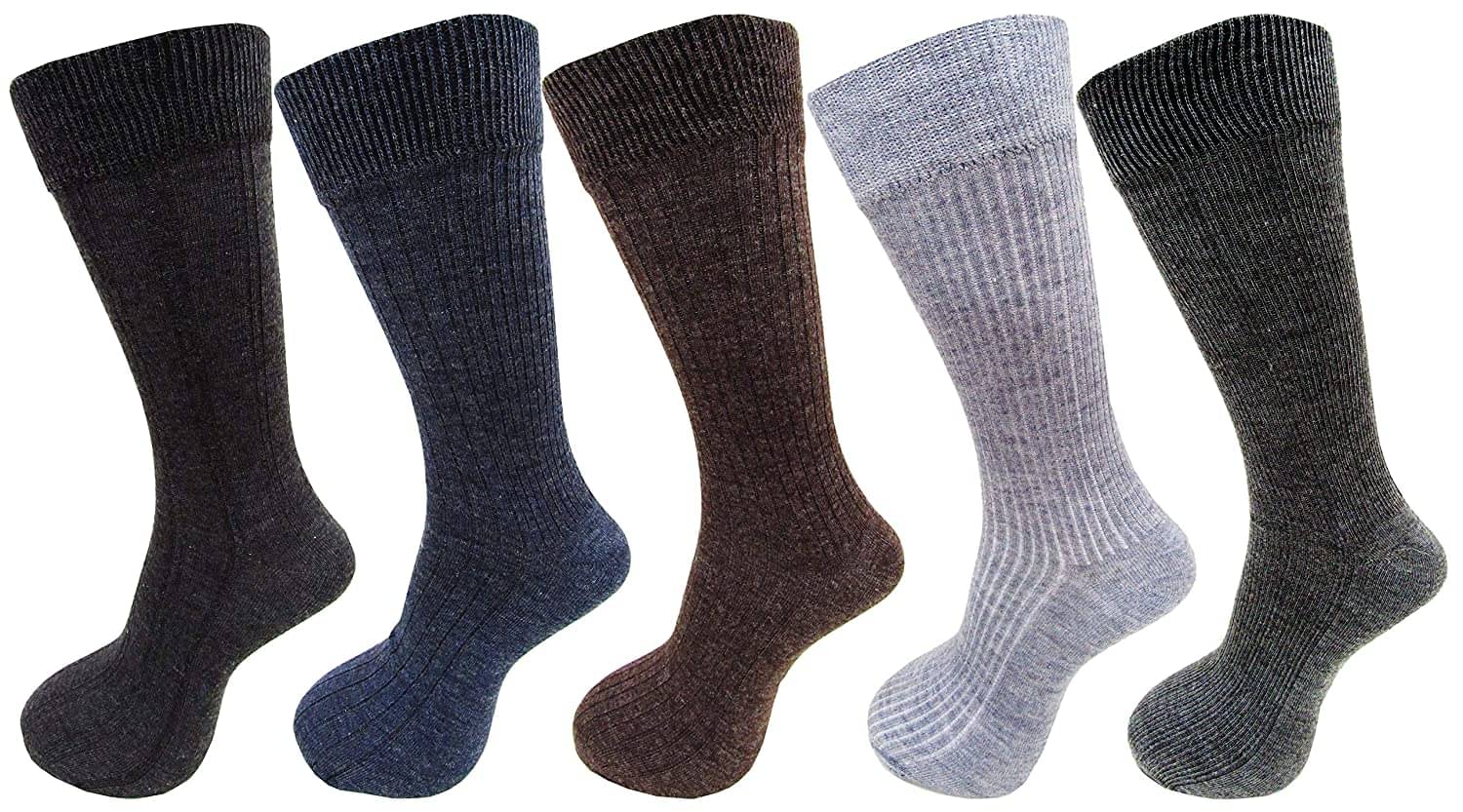 RC. ROYAL CLASS - Woollen Men's Striped Multicolor Full Length Socks ( Pack of 5 ) RC. ROYAL CLASS - Woollen Men's Striped Multicolor Full Length Socks ( Pack of 5 )