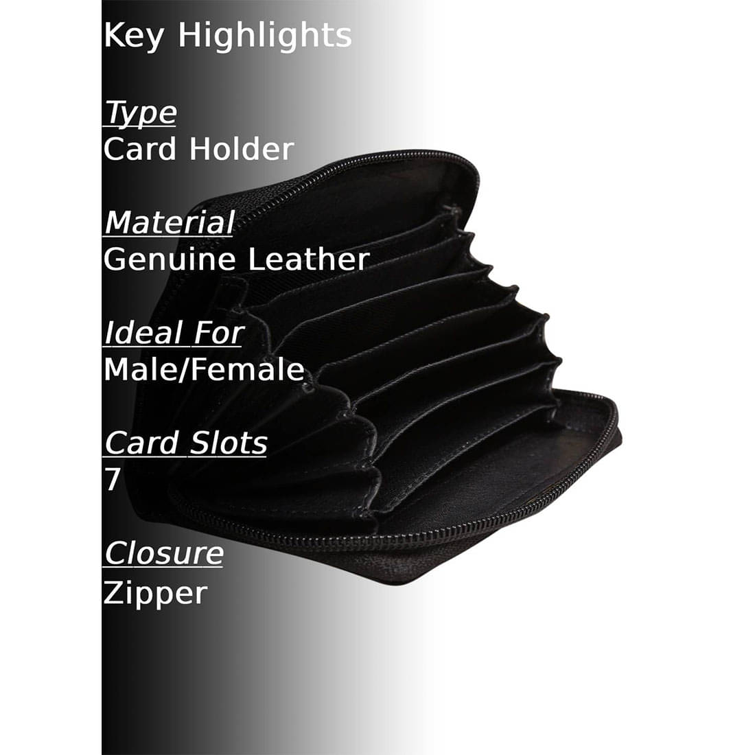     			STYLE SHOES Black Wallet