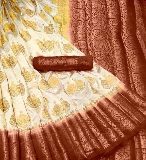 fab woven Art Silk Self Design Saree With Unstitched Blouse Piece ( White ) fab woven Art Silk Self Design Saree With Unstitched Blouse Piece ( White )