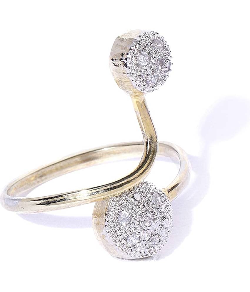 YOUBELLA Golden Alloy Necklace Set ( Pack of 1 )