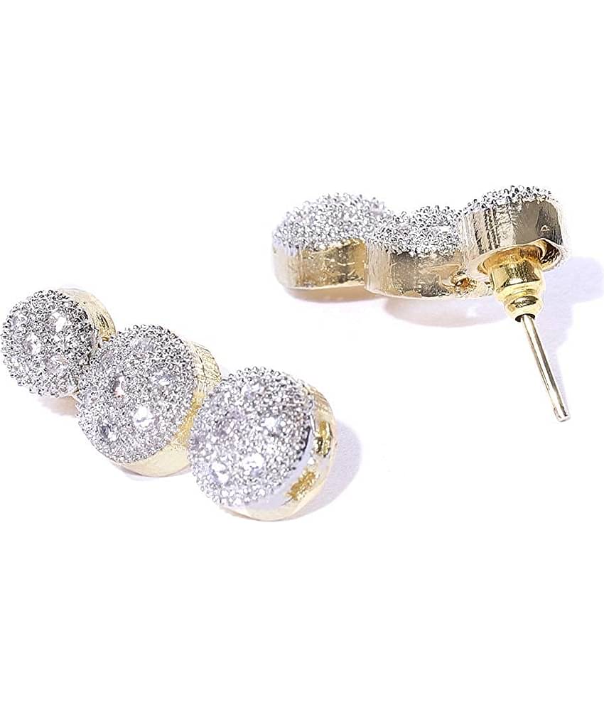 YOUBELLA Golden Alloy Necklace Set ( Pack of 1 )