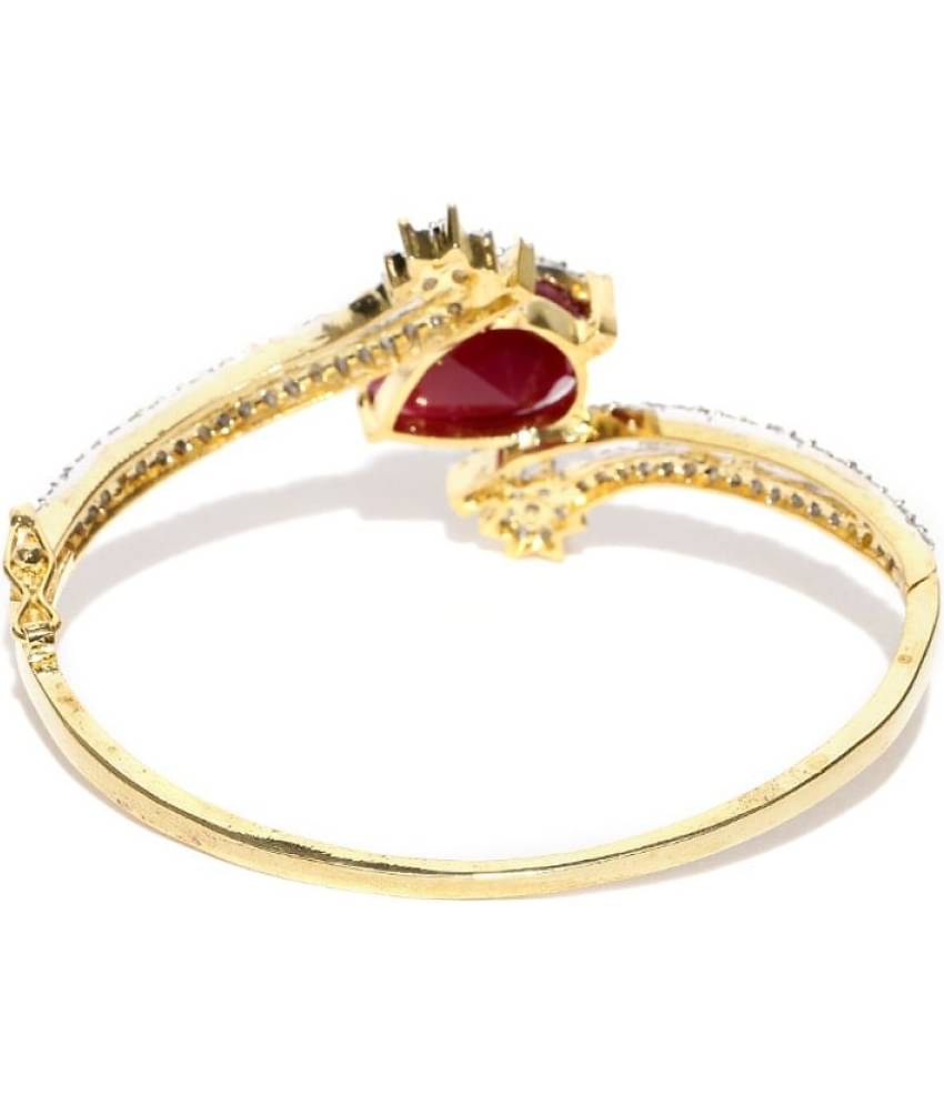 YOUBELLA Red Alloy Necklace Set ( Pack of 1 )