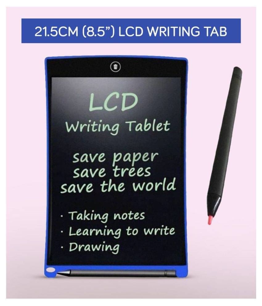     			8.5 Inch LCD Writing Tablet Pad, Electronic Handwriting Drawing writer Board with Erase Button | Suitable for Kids and Adults