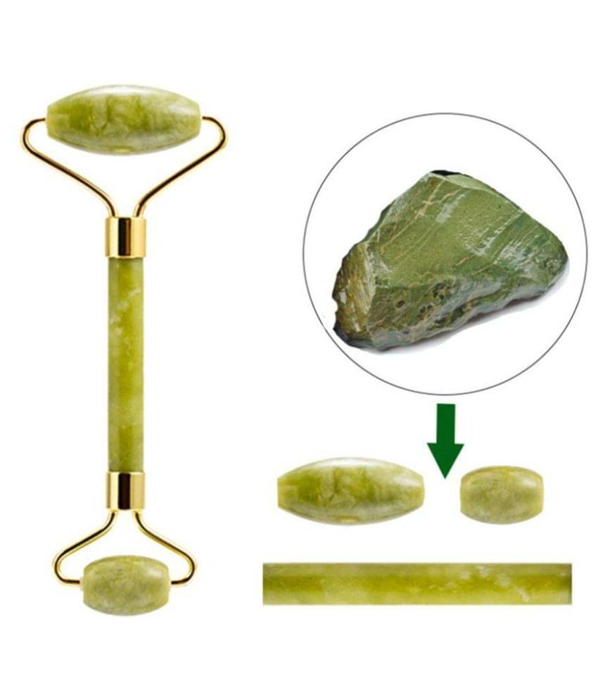     			Adbeni Jade Face Roller & Gua Sha Spa tools, Reduce Fine lines, Beauty Tool for Face Neck Toning