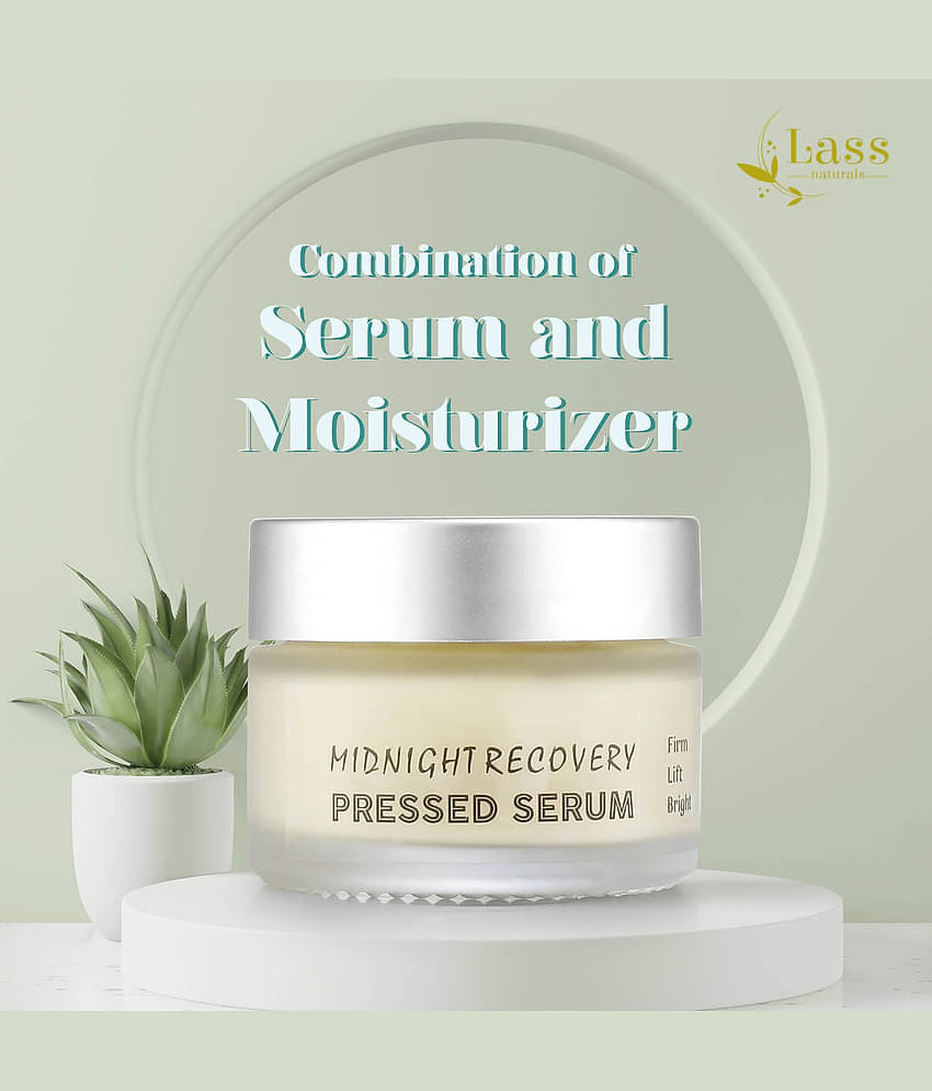Lass Naturals Face Serum Midnight Recovery Pressed Serum - 50 gm Face Serum 50 g