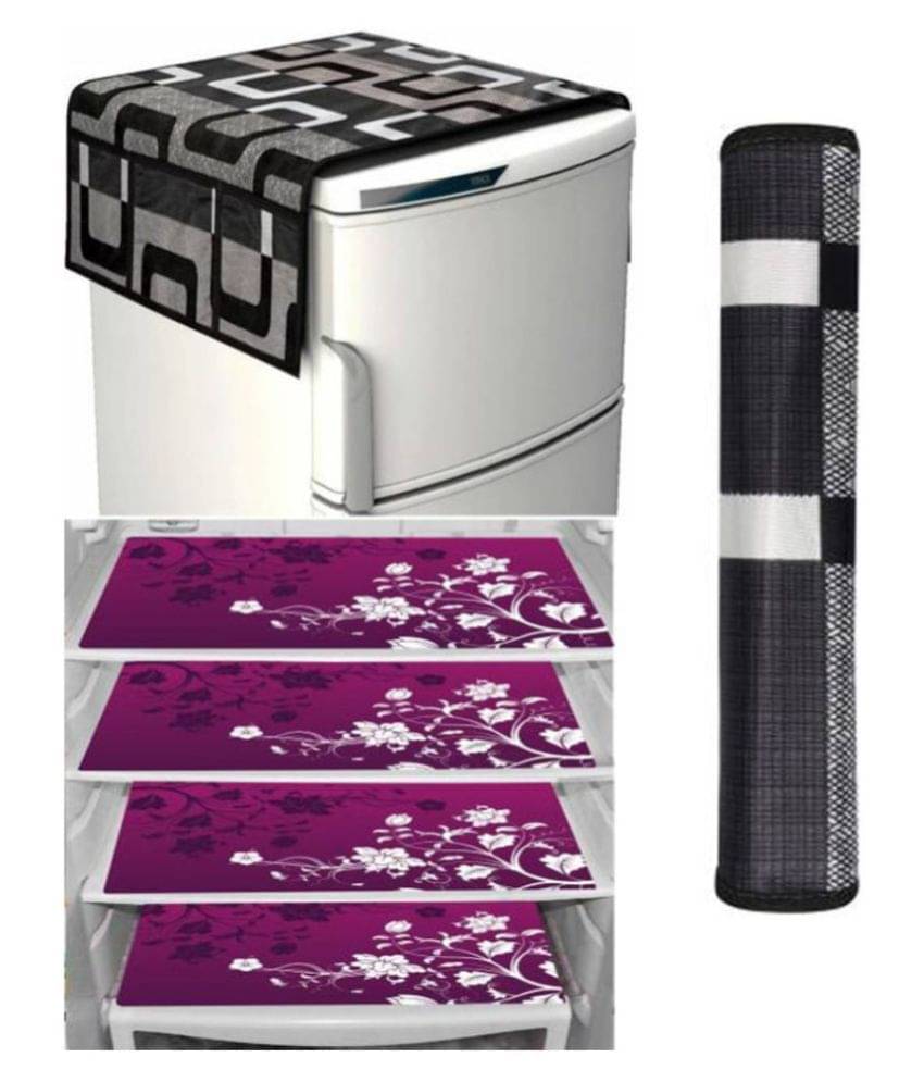 Shaphio Single PVC Multicolor Fridge Top Cover Shaphio Single PVC Multicolor Fridge Top Cover
