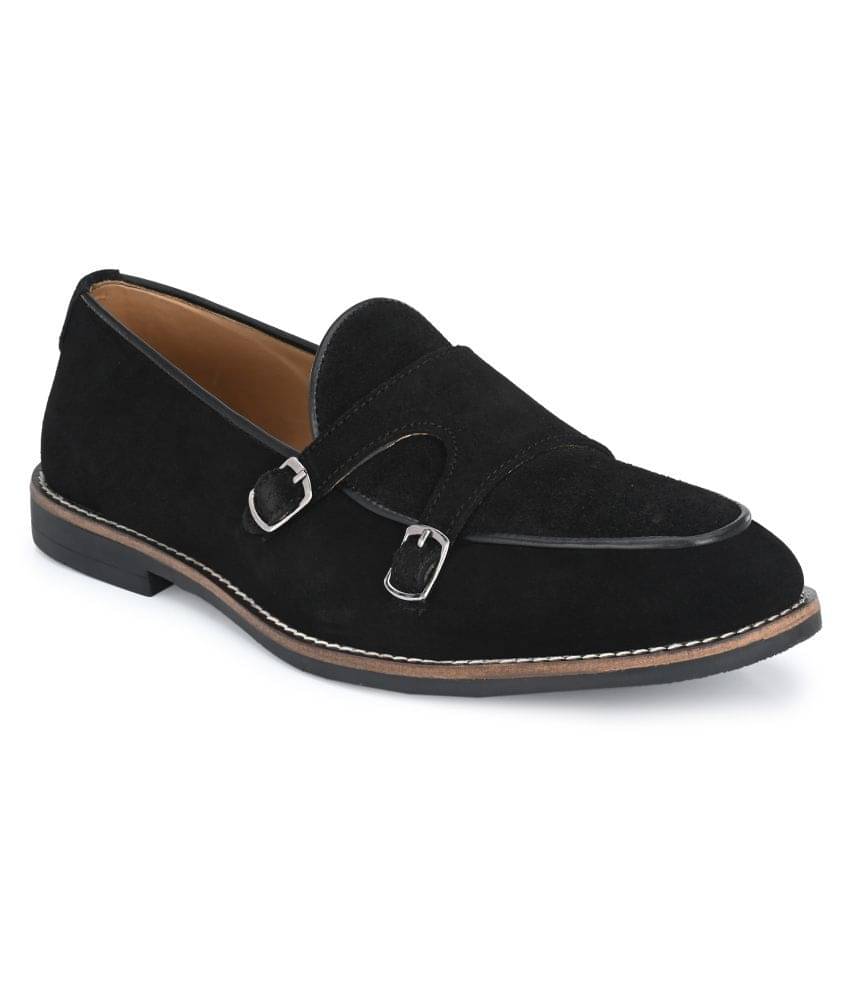     			Big Fox -  Black Men's  Formal loafers