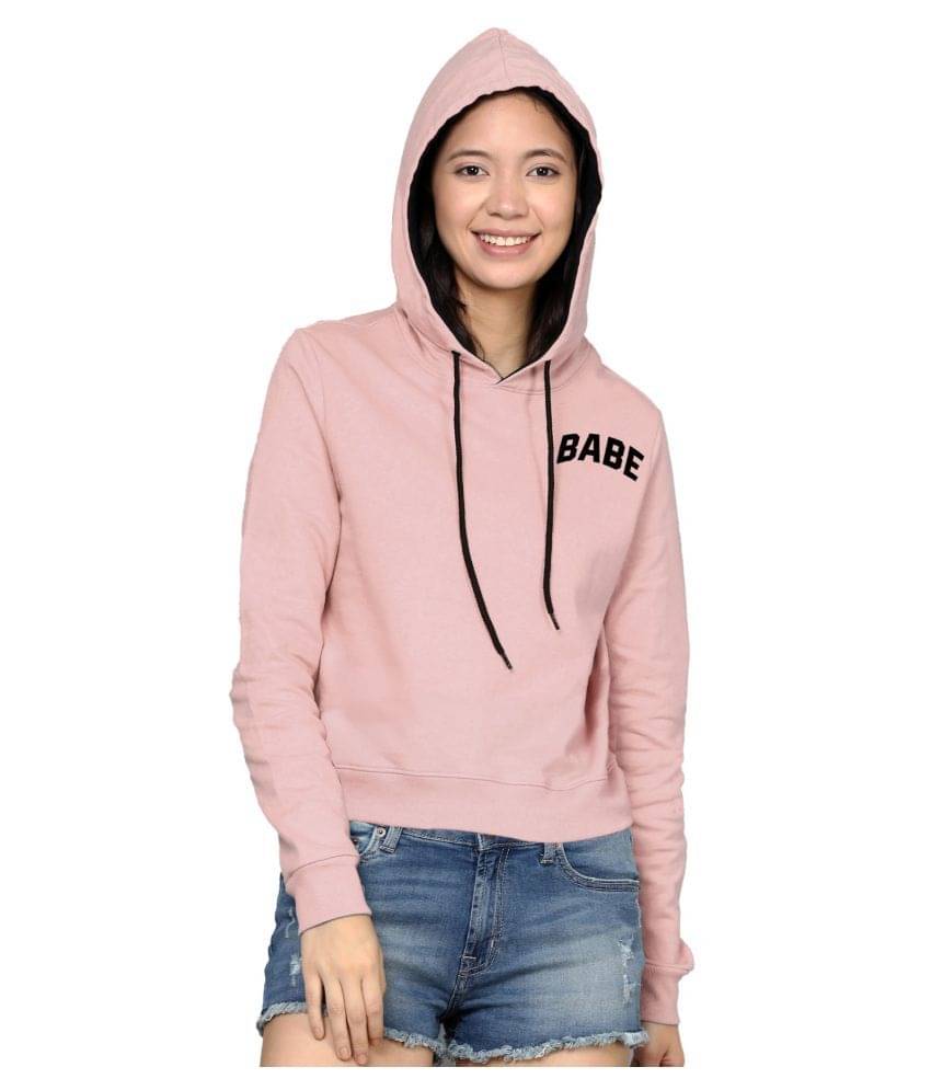 Maniac Women Cotton Round Neck Sweatshirt ( Pink ) Maniac Women Cotton Round Neck Sweatshirt ( Pink )