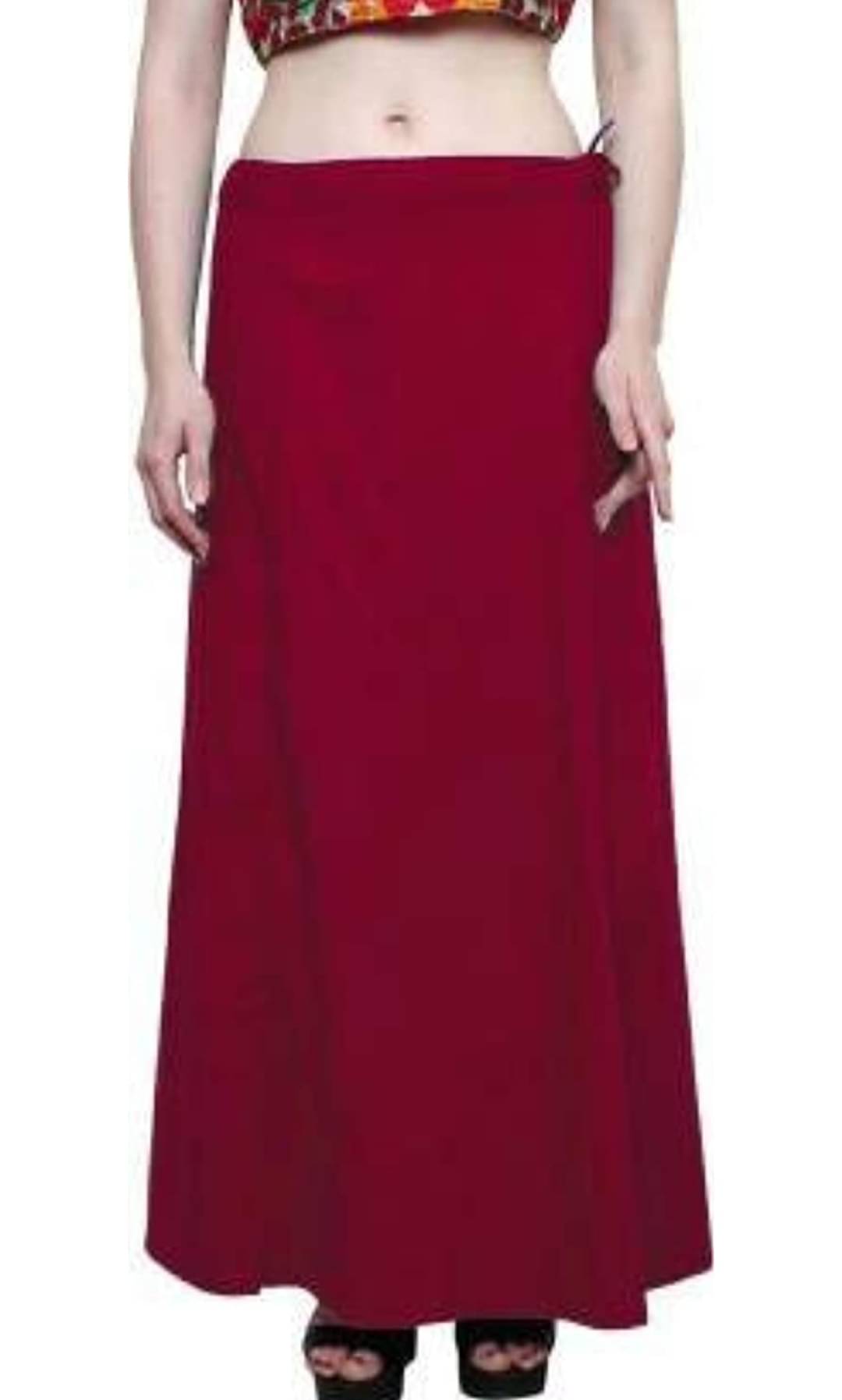 Perfect cloth store Multicoloured Cotton Petticoat - Single     			Perfect cloth store Multicoloured Cotton Petticoat - Single