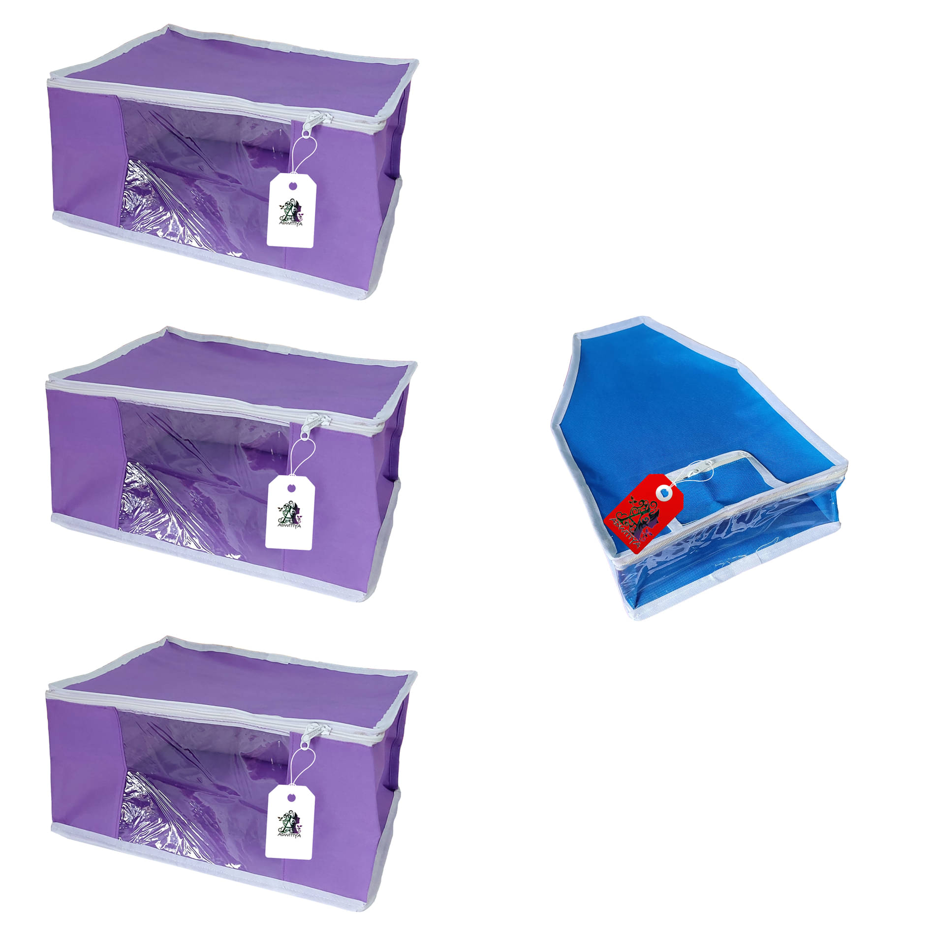 ADWITIYA Multi Apparel Covers - 4 Pcs ADWITIYA Multi Apparel Covers - 4 Pcs