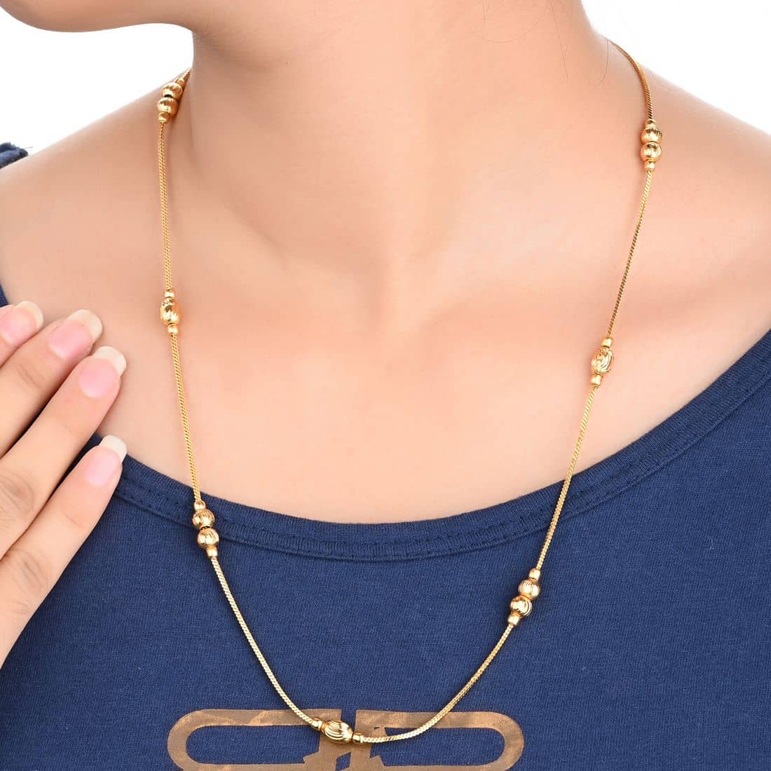 AanyaCentric Gold Plated Chain ( Set of 1 )