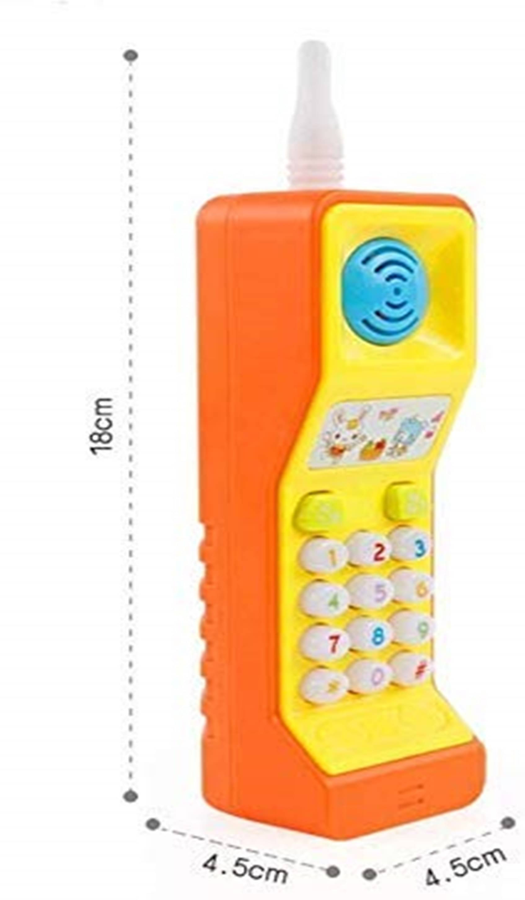     			FRATELLI Mobile Phone Toy Intelligent Learning Machine Study Learn Words Sing Song Plastic Hobby Intelligence Gifts Educational for Kids,Multi color(Pack of 1)