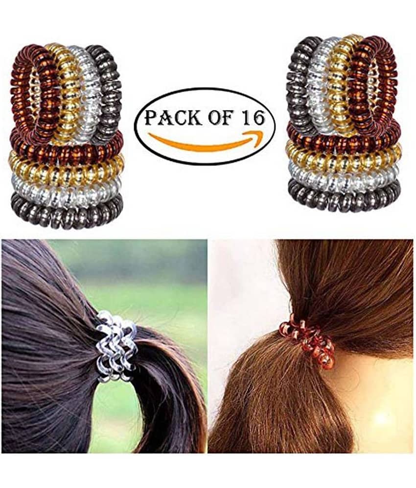 Fok Rubberbands, 16 Pieces (Pack of 16) - Jewellery Sets | Buy online on ZillyBuy