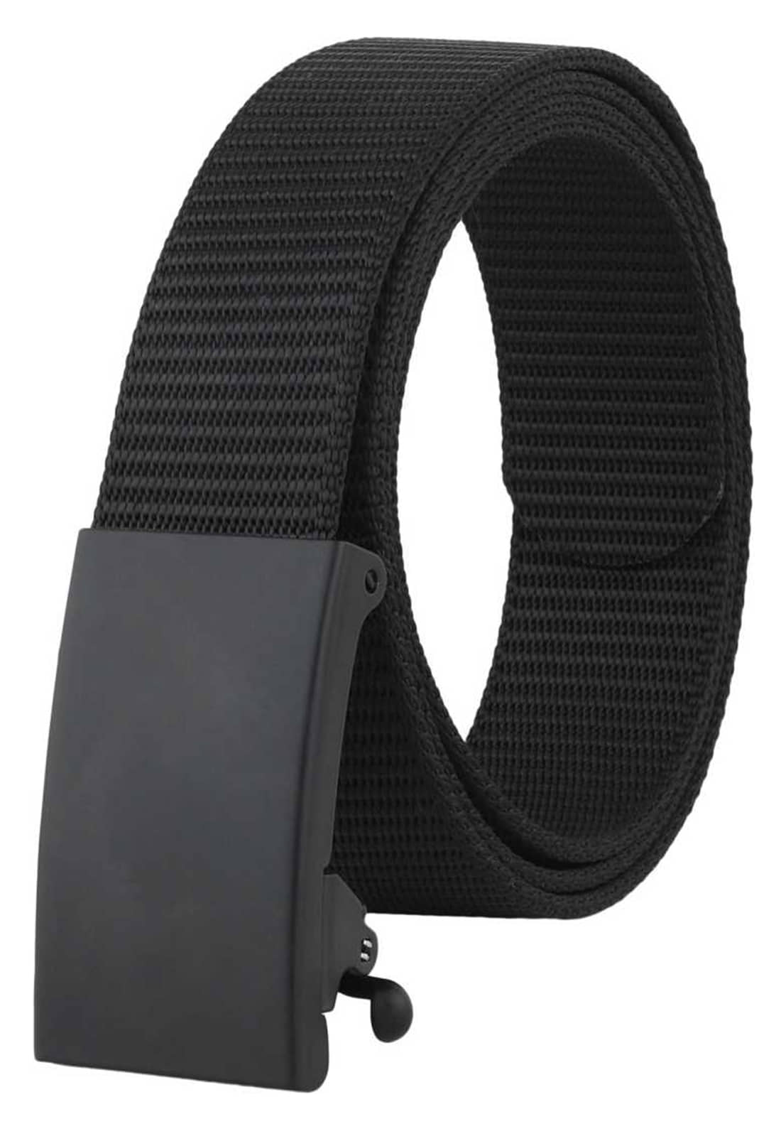 Loopa - Black Nylon Men's Casual Belt ( Pack of 1 )