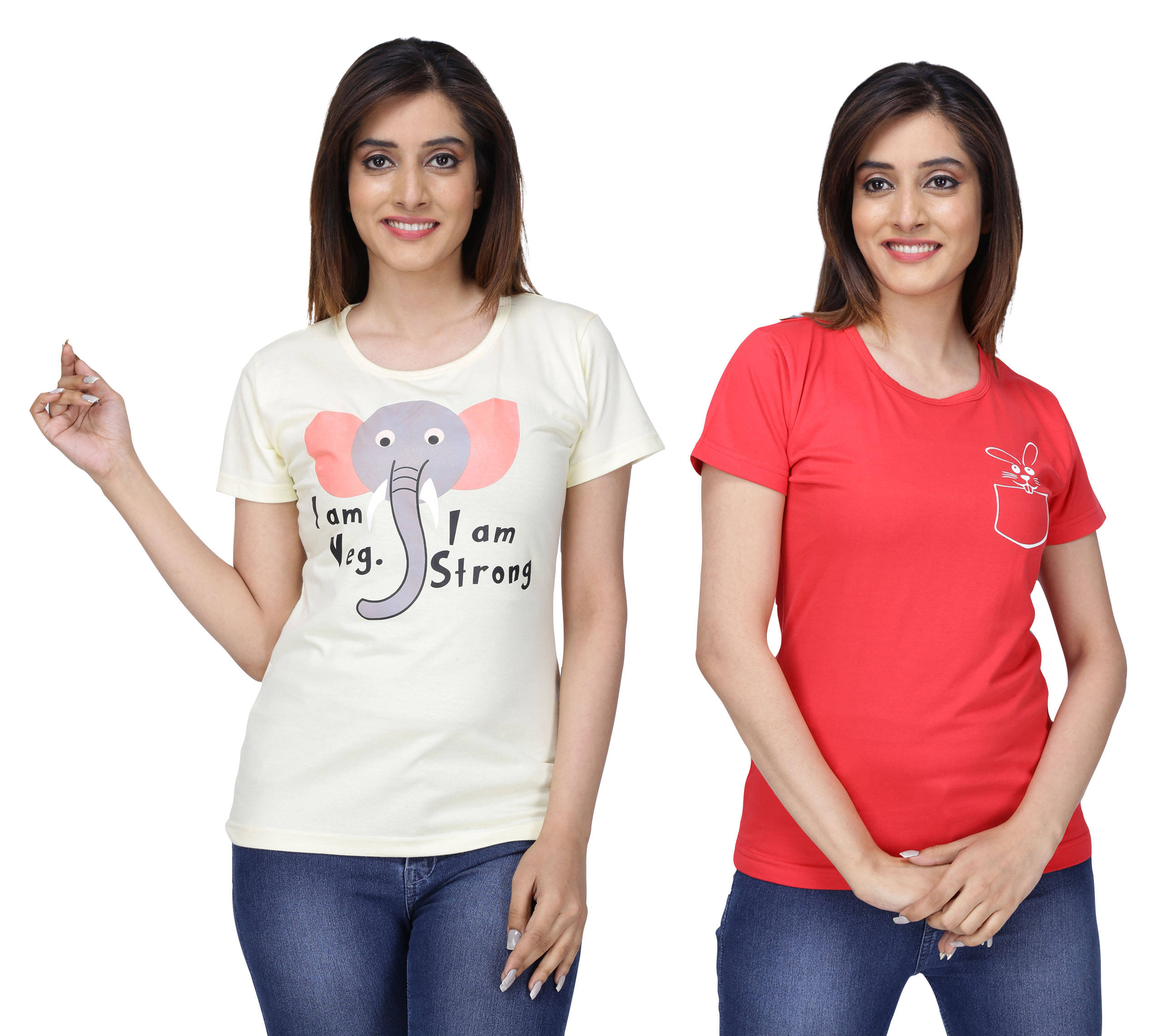 Neo Garments Women Cotton Printed Regular Fit Round Neck T-Shirt ( Multi Color ) Neo Garments Women Cotton Printed Regular Fit Round Neck T-Shirt ( Multi Color )