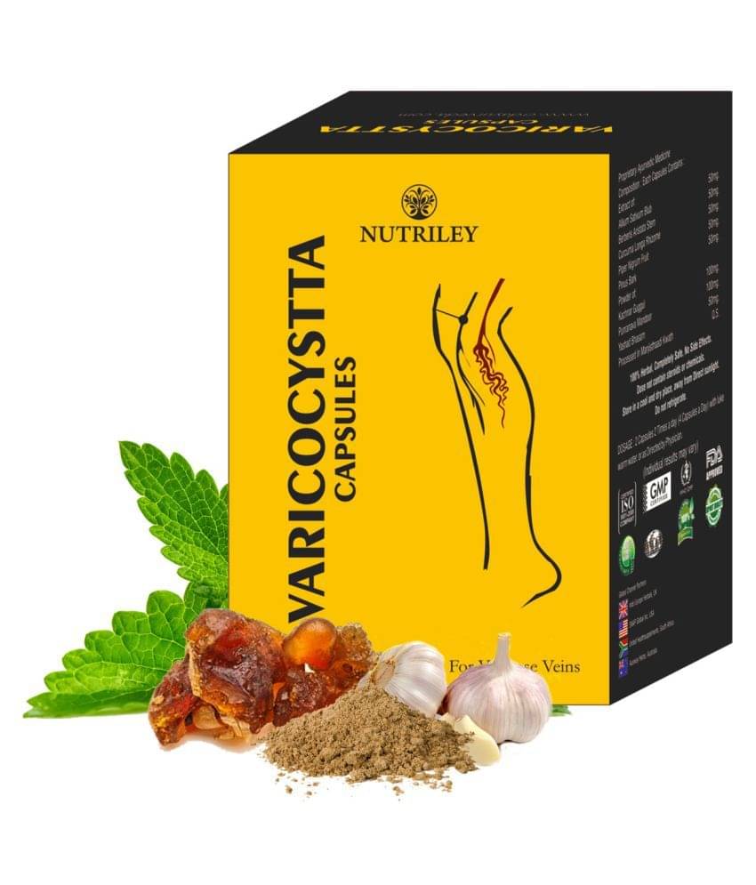     			Nutriley Varicocystta for Varicose and Joint Pain Relief Capsule 50 gm Pack of 2